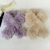 Autumn Winter Soft Plush Fluffy Fur Scarf Thicken Warm Neck Covers Cold Resistant Cross Neckerchief Neck Warmers