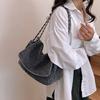 Large Capacity Denim Chain Bag Women's Summer High-end Sense Simple New Portable Tote Bag Armpit Bag Handbag