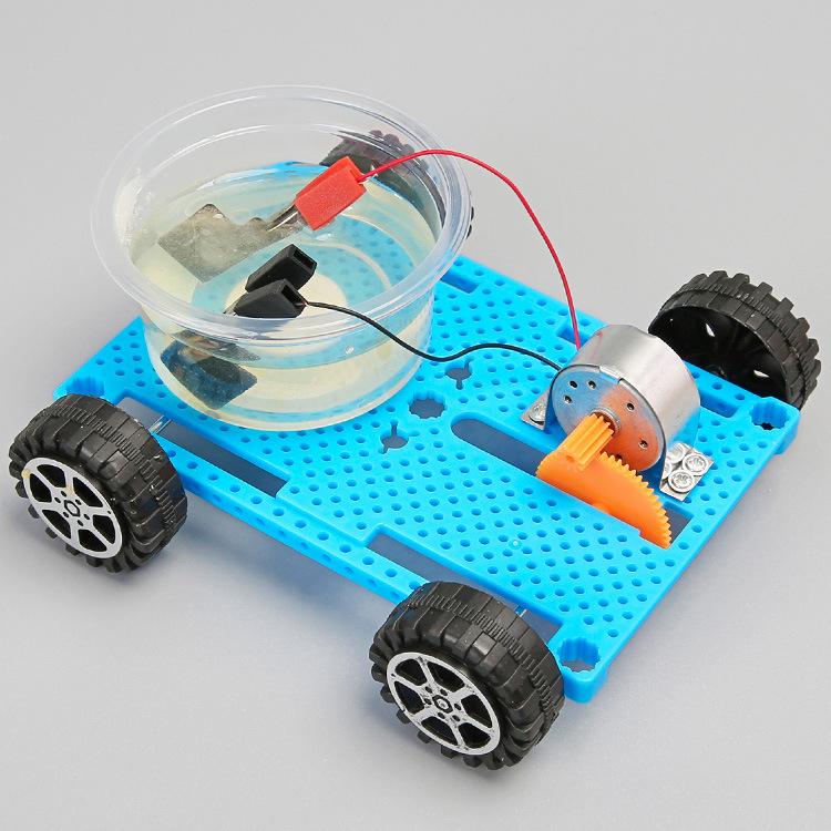 Diy Salt Water Power Car Assembled Small Production Material Package/Children's Toys Creative Science Education Experiment Model