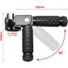 M8 Motorcycle Foot Rests Fit 1.22-1.29In Motorbike Brackets Foldable Foot Pegs Front Footpeg Rear Footpeg Anti-Skid Rearsets Folded Footrest 90