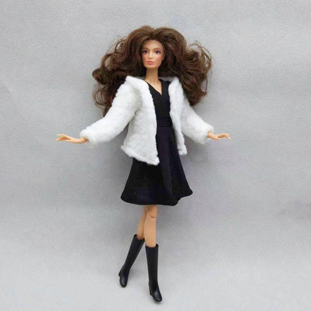 Mode Winterkleidung Kleidung Lässige Oberteile Kleider Set für 1/6 Puppe/29~32cm Puppenkleidung Zubehör