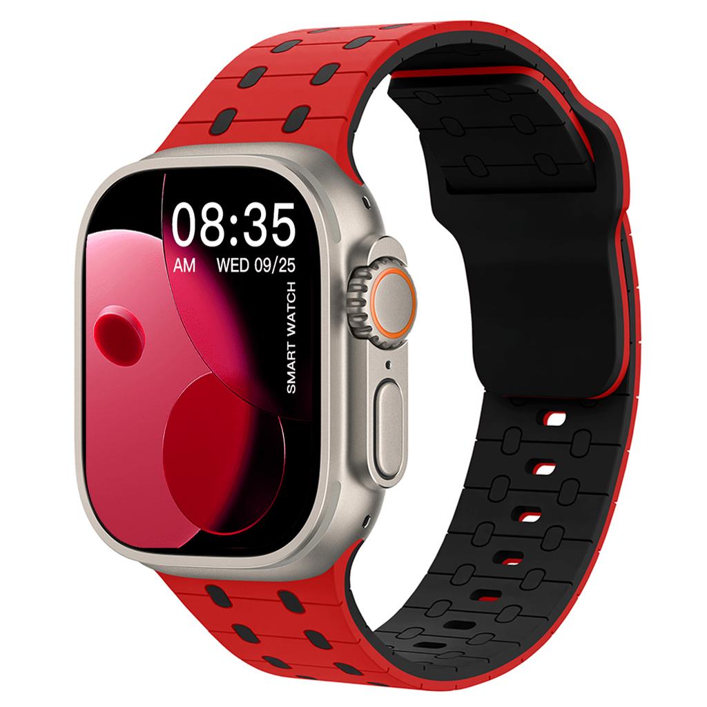 Silicone band For Apple watch Strap 45mm 41mm 44mm 49mm 40mm 38 42mm 46mm bracelet correa iwatch Series 10 9 8 7 6 5 3 SE Ultra