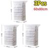 1-5pcs Cubic Vacuum Storage Bags Large Plastic Storage Bags for Storing Clothes Quilt Blankets Compression Empty Bag Packing Bag