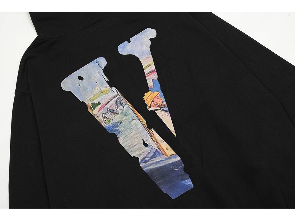 VLONE Jerry Kirschblütenblatt-Print Hoodie - Trendiges High Street Herbst/Winter Sweatshirt