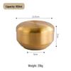304 Stainless Steel Double-Layer Korean Rice and Soup Bowl with Lid for Kids