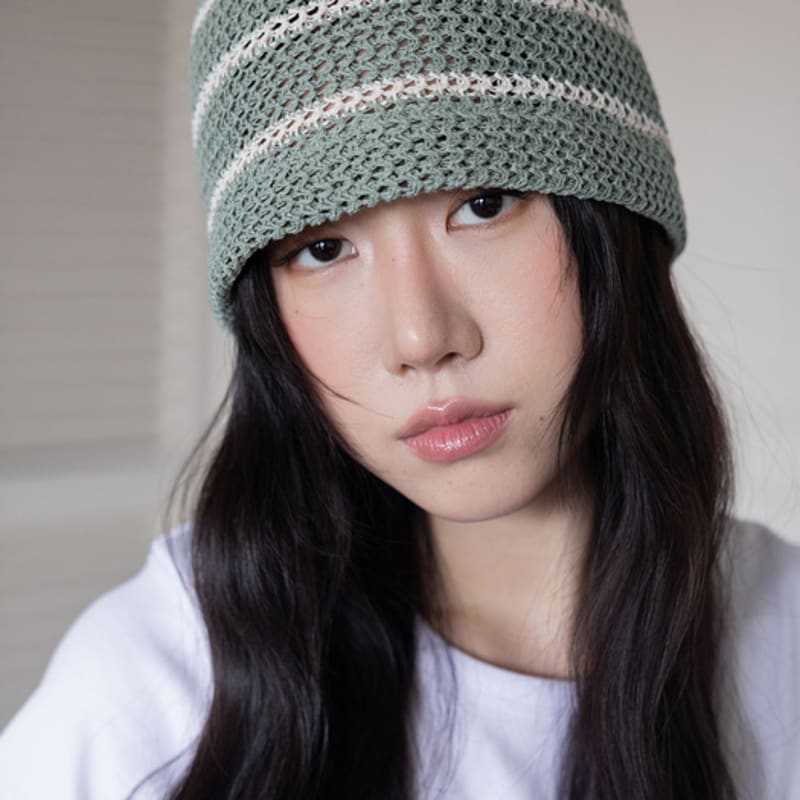 

3.3 FIELDTRIP colorBLOCK Вязаная панама (3color) black