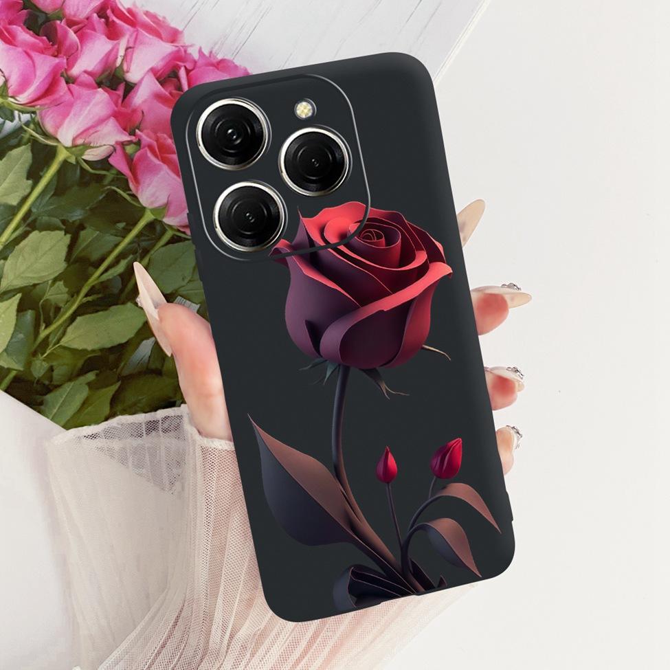 Case For Tecno Spark 20 Pro Cover KJ6 Cute Cat Fashion Butterfly Painted Casing For Techno Spark 20 Pro Bumper