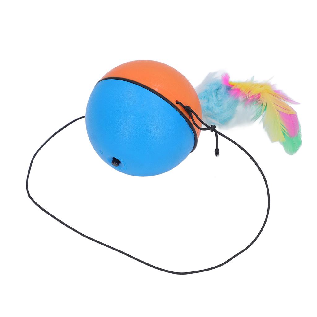 Interaktives Katzenspielzeug Automatischer intelligenter Rollball Langeweile lindern Bissfestigkeit Selbst