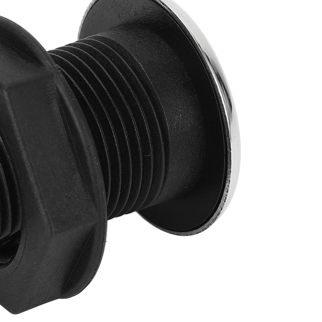 Boat Through Hull Fitting 3/4inch 20mm Thru Hull Valve Fitting Leakage Proof for Boat Transoms Fish Wells Ice Chests Yacht