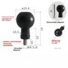 1 Piece Motorcycle Sport Camera Mount Connector 17Mm/25.4Mm Ball Head To M6 M8 M10 Screw Bracket Connector For Camera