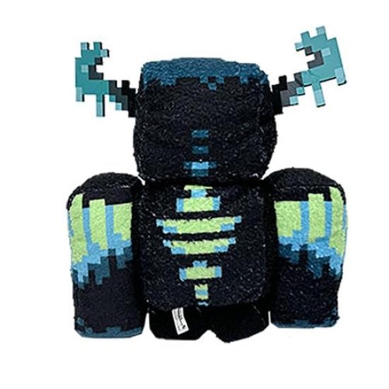 Minecraft Fluffy Warden Big Plush Toy, Sitting Pose, with Toy Diamond