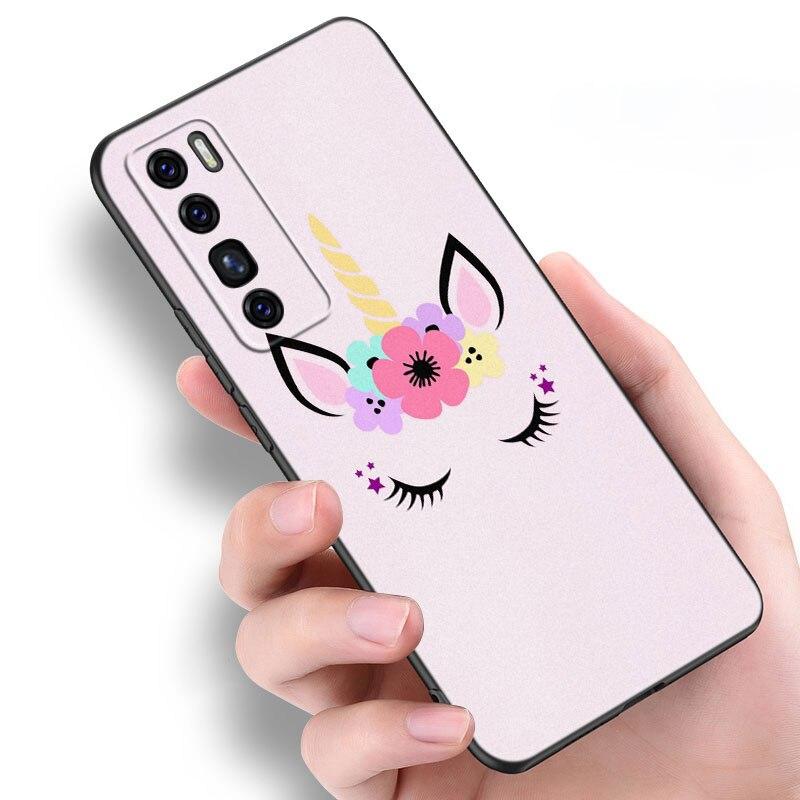 Rainbow Unicorn on We Heart It Case For Huawei NOVA 8 9 Pro 8i 7i 7SE Y60 5T Mate 40 30 20 10 Lite Honor 50 30 Premium Pro + 30S