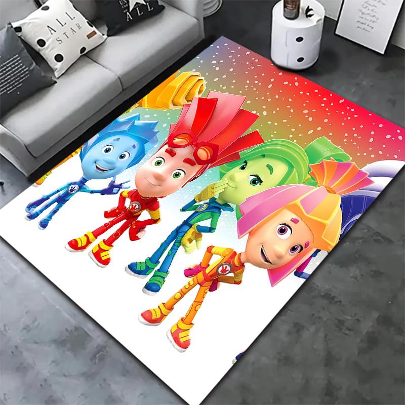 The Fixies Carpet Rug For Living Room Bedroom Home Sofa Decoration Kids Play Nonslip Floor Mat