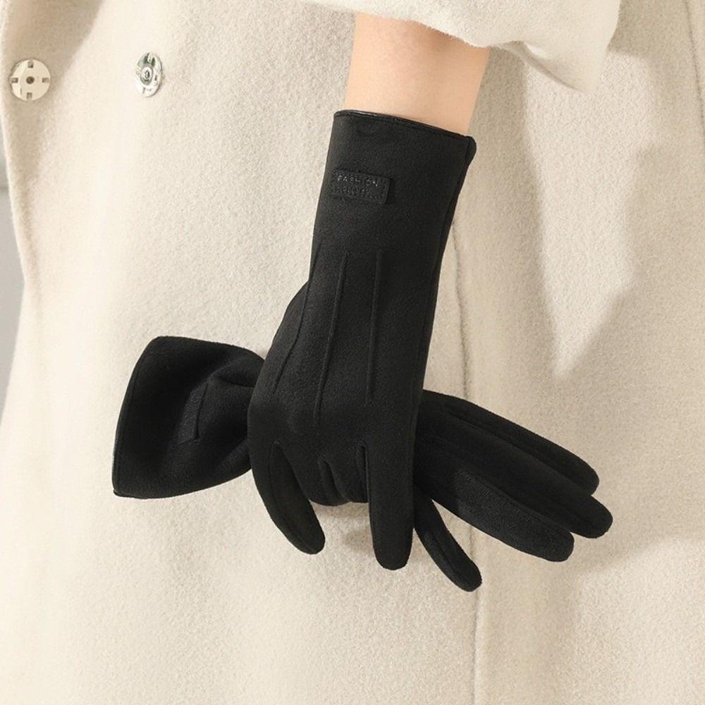 Touch Screen Keep Warm Gloves Windproof Mittens New Cycling Gloves  Women