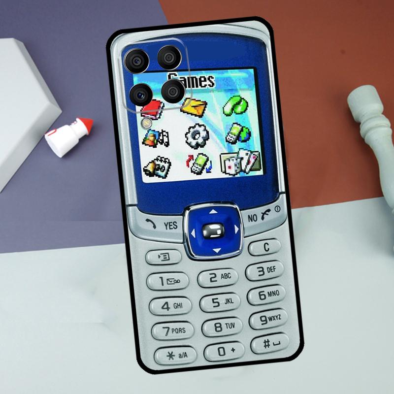 Retro Mobile Phone For Samsung Galaxy M15 M35 M55 M14 M34 M54 M13 M23 M33 M53 M31 M51 M20 M22 M52 M16 M06 Case