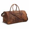 Handmade Leather Trolley Duffel Bag Mens Travel Duffel On Wheels Carry On Cabin Luggage Overnight Duffel Christmas Gift for Men and Women