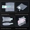 100pcs Nylon Material Inflatable Pouchs Express Packaging Filled with Air Column Bags Buffer Air Bags Anti-collision Fragile Product Protection Pad