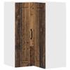 Lucca Wall Corner Cabinet Reclaimed Wood Look 57 X 57 X 80 Cm Particleboard