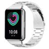 For Samsung Galaxy Fit3 Replacement Strap Quick Release Stainless Steel Watch Band,Silver
