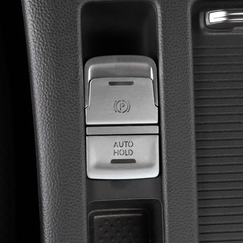Car Door Unlock Button Decorative Sticker Suitable For Volkswagen Vw New CC One Click Start P Gear Interior Button