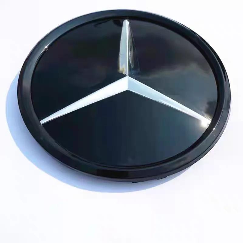 Autoaufkleber Benz 2026 Neu Für Benz Kühlergrill-Emblem Flacher Spiegel Frontemblem Für Mercedes-Benz ML-Klasse ML W166 2012-2015 GL X166 201