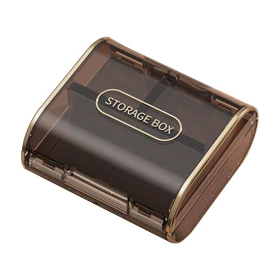 

Органайзер для таблеток, несколько сеток, мини, повторно используемый, с хорошей герметизацией, портативный, влагостойкий, из АБС-пластика, еженедельный органайзер для таблеток, коробка, канцелярские принадлежности