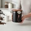 Airtight Coffee Bean Vacuum Sealed Jar with Spoon Coffee Bean Storage Box Tea Leaf Canister  Candy
