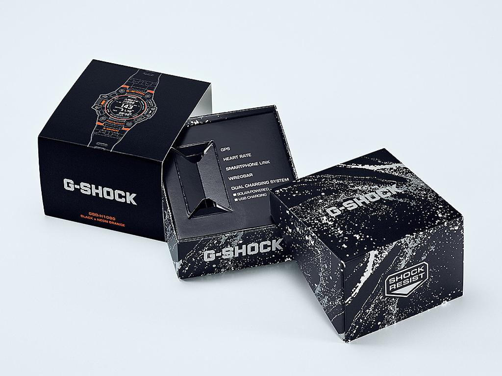 Casio G-SHOCK Men's Stainless Steel 200M Water Resistant Digital Shock Resistant Quartz Watch GBD-H1000-1A4