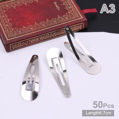 50 stuks eenvoudige metalen haarspeldjes zilver goud zwart bb clip diy handgemaakte meisjes hoofddeksels