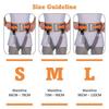 Orange Transfer Gait Belt Assist Secure Walking Device Gait Transfer Belt for Patients Ambulation Medical Supplies