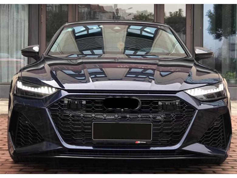 Compatible RS7 Body Kit for A7 A7L: Front/Rear Bumpers, Rear Lip, Tailpipes (Years 19-22)