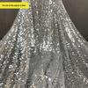 Gold & Silver Glitter Sequin Fabric for Wedding & Birthday Decor