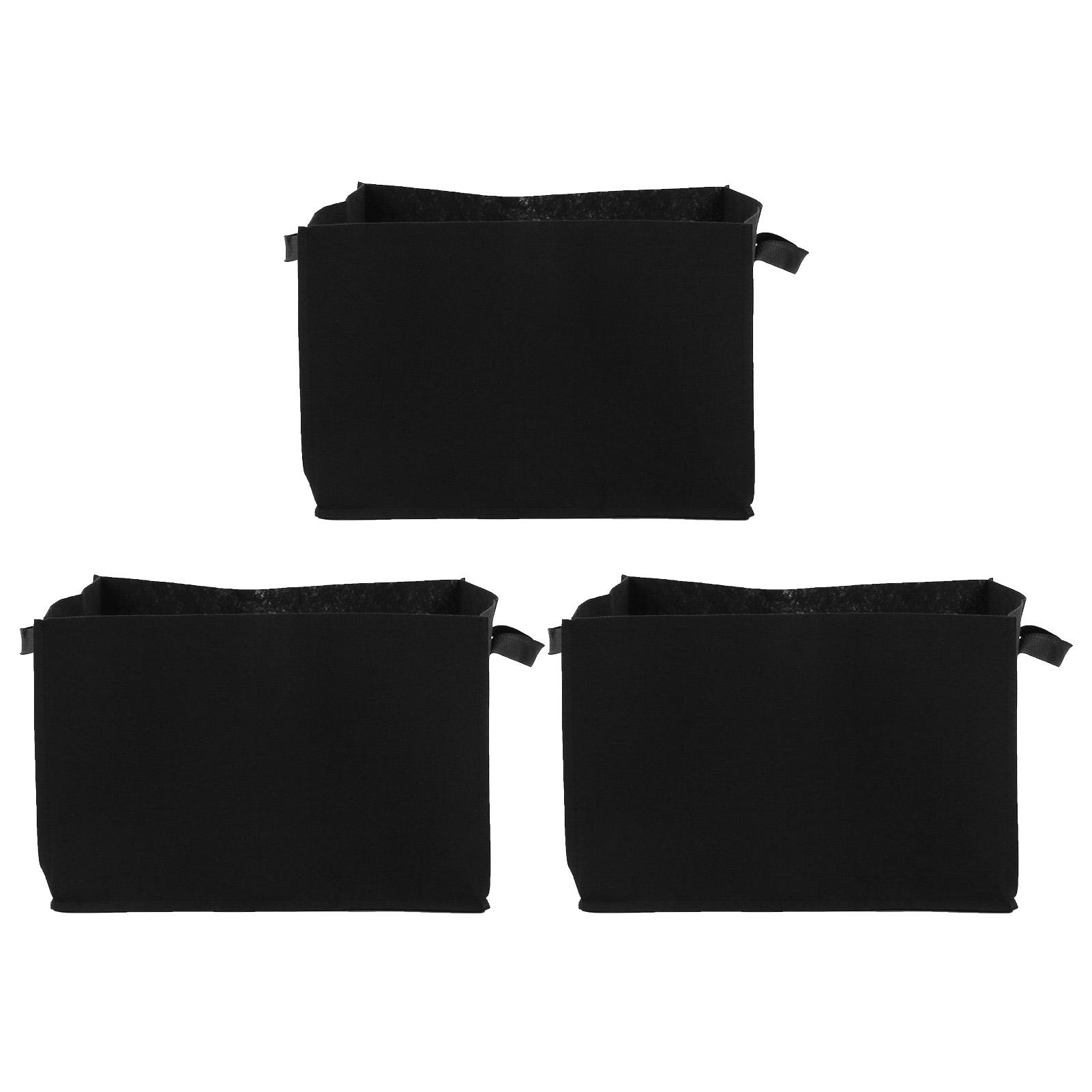 3PCS Plant Grow Bags Non Woven Fabric Pots with Handle Vegetable Potato Tomato Flower Growing Containers