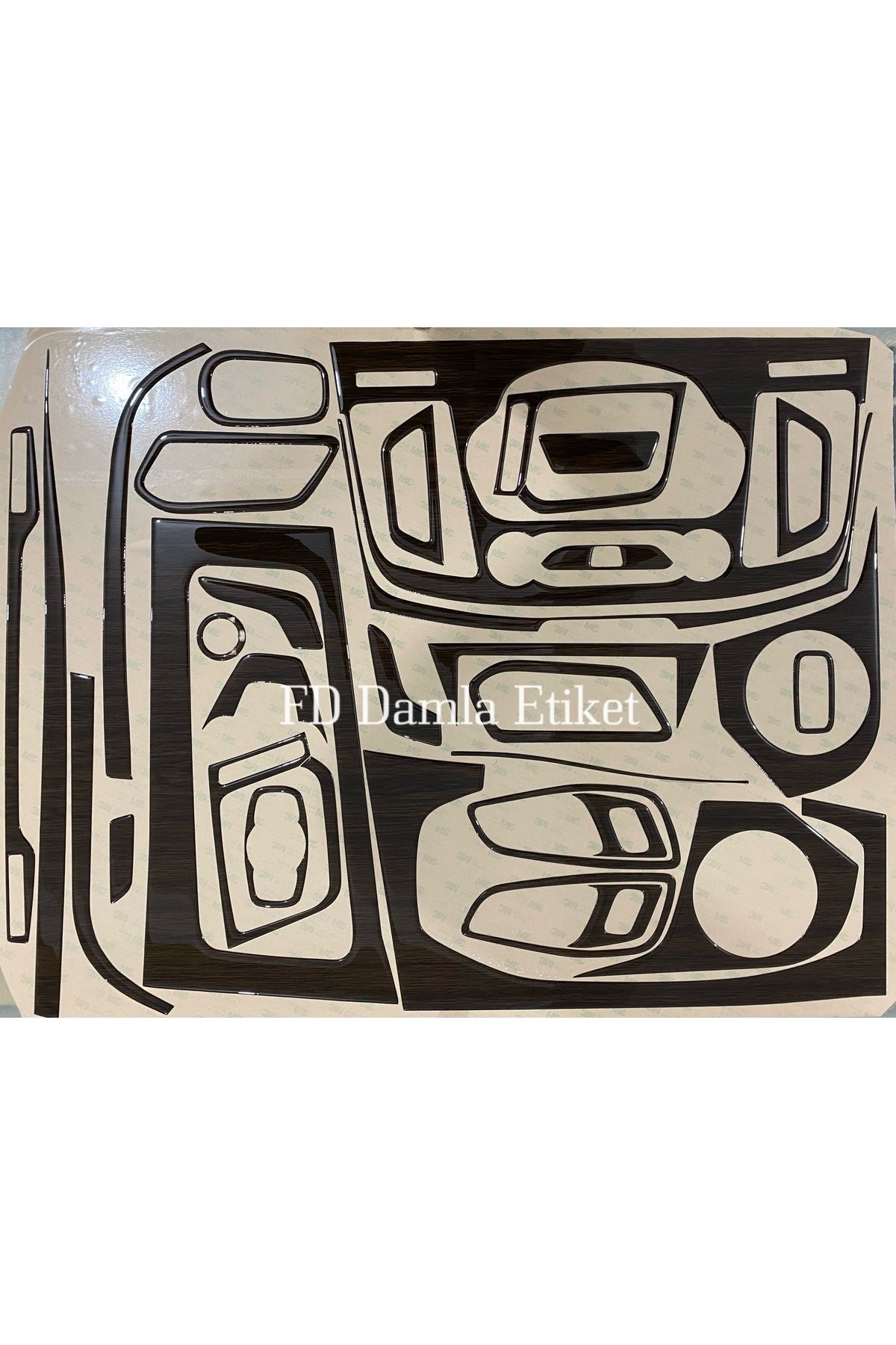 

Ford Transit 2020 - 2023 Full Set Koyu Meşe Renk Torpido Maun Kaplama