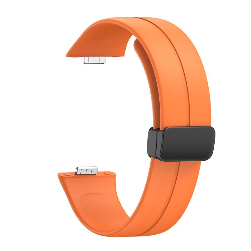 Pasek z klamrą magnetyczną do zegarka Huawei Fit 3 opaska silikonowa miękka opaska sportowa do zegarka Huawei FIT3 bransoletka męska i damska Correa