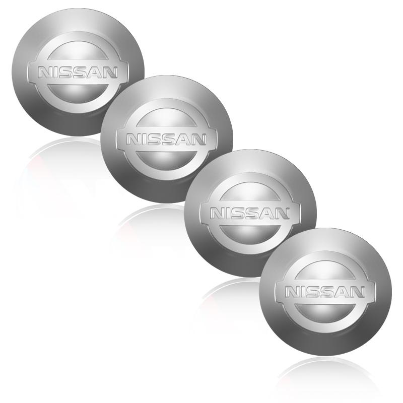 4Pcs Car Wheel Center Hub Cap 56mm Emblem Decal Wheel Sticker For Nissan Nismo Almera Tiida Juke Teana Qashqai 350Z 370Z GTR