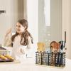 Detachable Cooking Utensils Storage Basket Large Capacity Kitchen Table Organizer  Cupboard