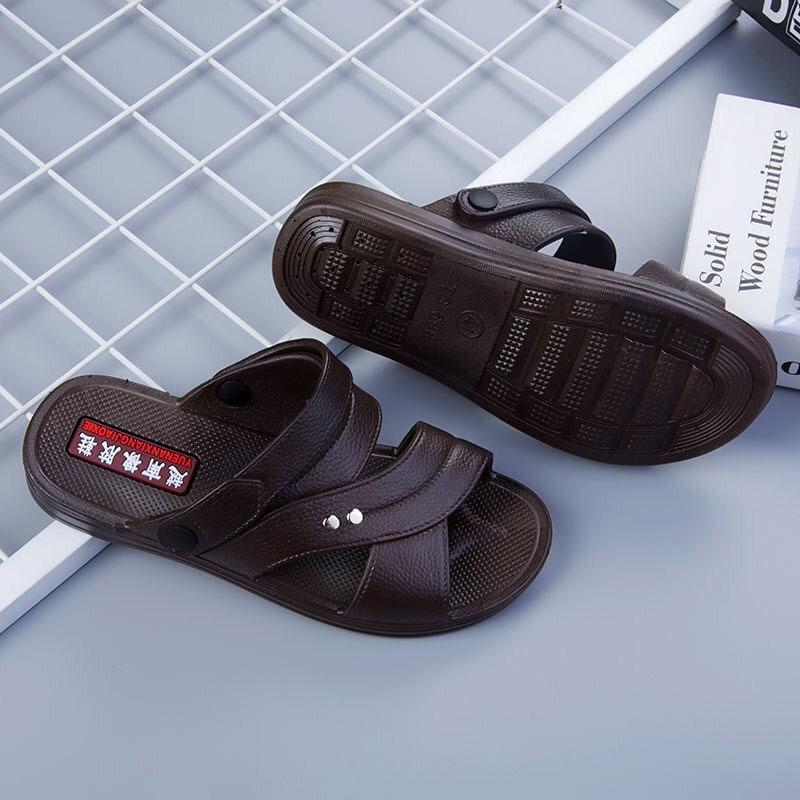 Мужские нескользящие износостойкие сандалии на толстой подошве Мужские сандалии и тапочки — фото 4