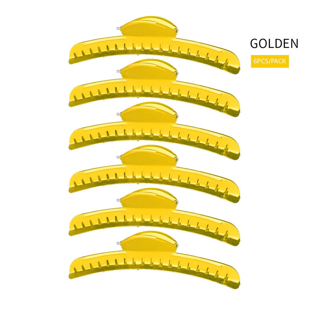 6Pcs/Set Aluminum Metal Hairdressing Hair Clip Salon Thick Haircut Partition Hairpin Barber Fixing Styling Hair Clip Accessories