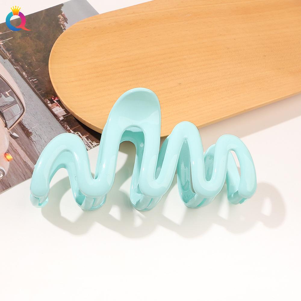 Colorful Grip Wavy Hair Clip Back of Head Clip Hair Clip Updo Shark Clip Hair Accessories