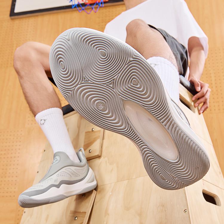 Rigorer S Future Shock Absorbing Wear Resistant Non Slip Slip On Trendy Casual Shoes Men Shoes Gray Z123460101-2