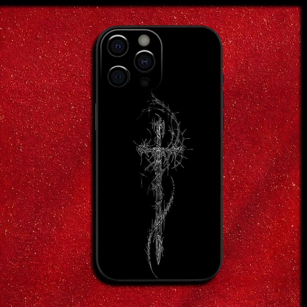 

Готичний Кібер Сигіл Хрест Чохол для Телефону Для iPhone 17 16 16e 15 14 13 12 11 Pro Max Mini SE 2020 2022 XS XR 7 8 Plus Задня Кришка iPhone 13