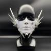 Tactical Techwear Mechanical Punk Half Face Mask Man Woman Mecha Style Technology Mechan Masks Cosplay Props