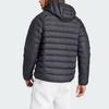 Adidas Originals Padded Hooded Puffer Jacket With Three-Stripe Design Men Outerwear Black IL2563