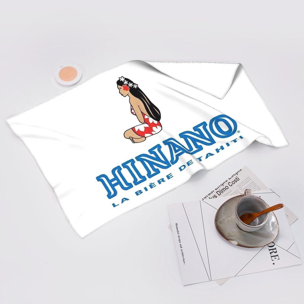 Hinano Tahiti Soft Face Towel Quick Dry Pool Bath Cotton Towels Absorbent