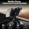 Car Dashboard Support 360 Degree Rotating Auto Grip Mobile Phone Fixed Bracket Multi-function Instrument Cluster Phone Holder