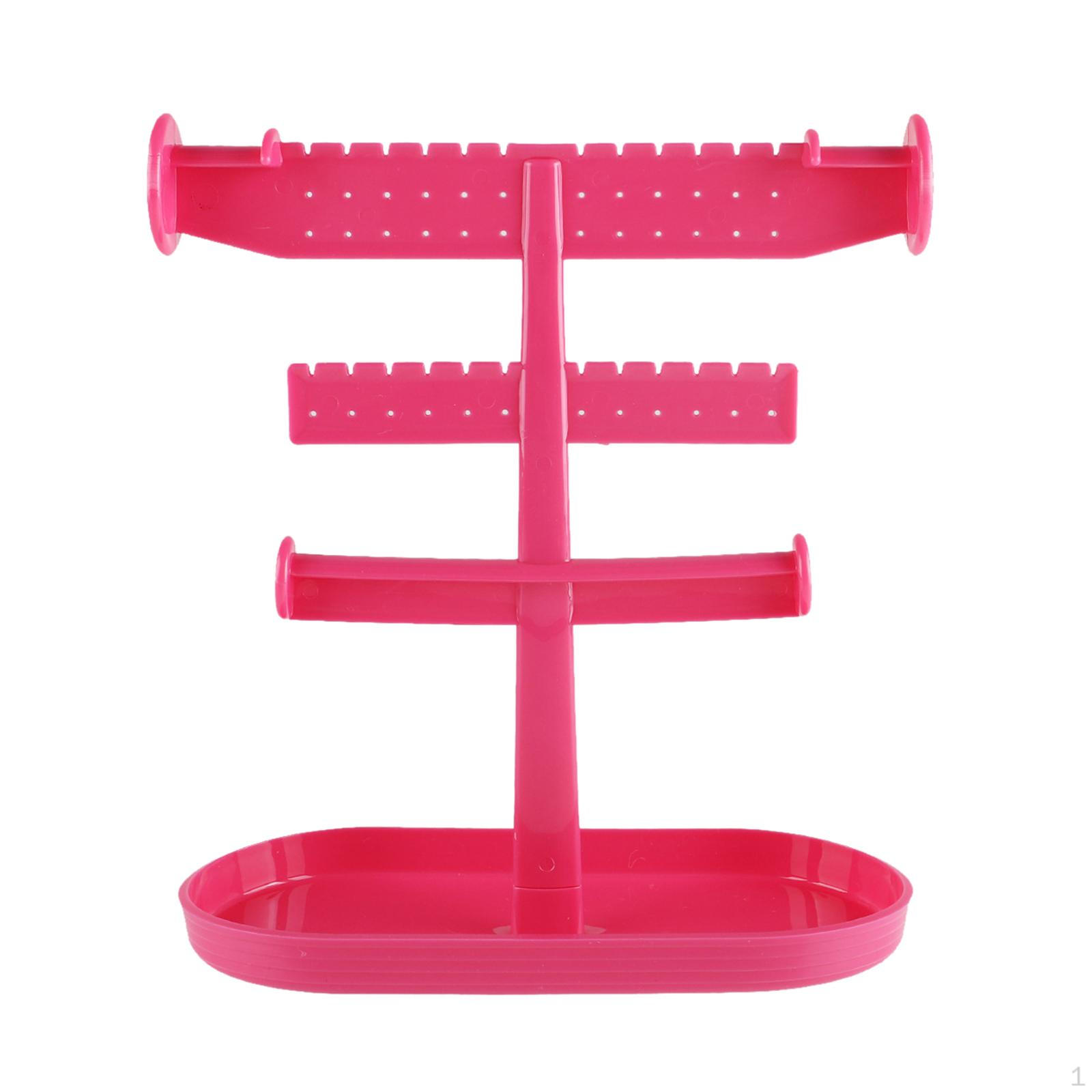 

Тримач для сережок для підвішування Органайзер для сережок Жіночий рожевий червоний колір