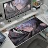 Anime Jujutsu Kaisen Mouse Pad Gojo Satoru Large Size Gaming Carpet Gamer Non-slip Mechanical Keyboard Mats Lock-edge Rubber Rug