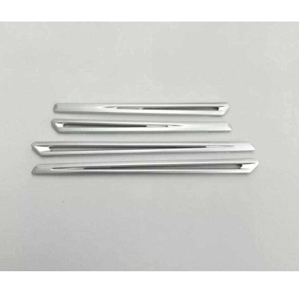 For Volkswagen VW Tiguan L MK2 2016 2017 2018   Car ABS Plastic Ide Door Audio Speak Sound Case Trim Hood Frame