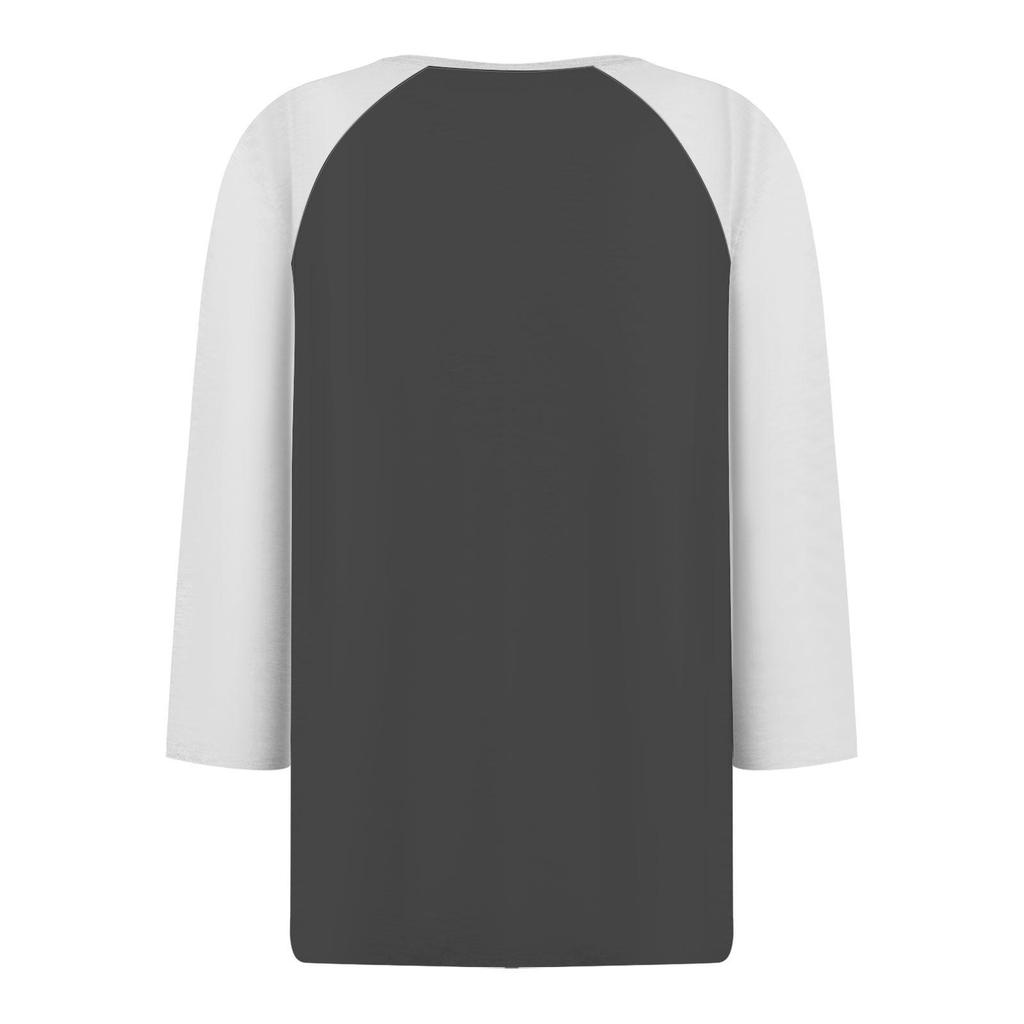 Women's T-shirt, T-shirt, Vest, Printed Button, Fake Pocket Decoration, Daily Weekend Fashion Foundation, V-neck, Regular Top